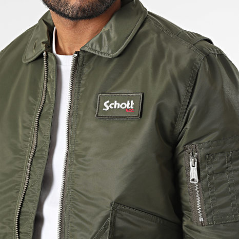 Schott NYC - Cazadora 210100RS Caqui Verde