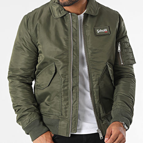 Schott NYC - Cazadora 210100RS Caqui Verde