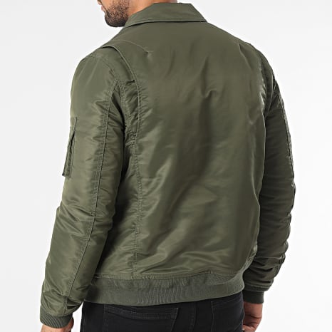 Schott NYC - Bomber Jacket 210100RS Khaki Green - Ryses