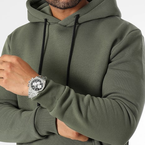LBO - Sweat Capuche 3049 Vert Kaki