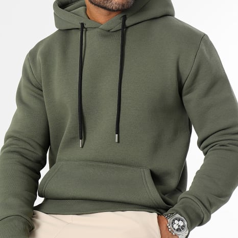 LBO - Sweat Capuche 3049 Vert Kaki