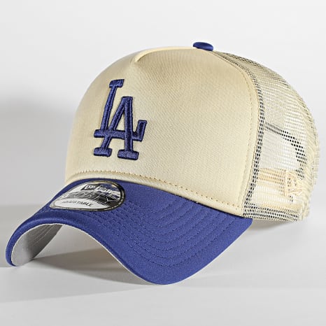 New Era - Casquette Trucker 9Forty All Day Los Angeles Dodgers Beige ...
