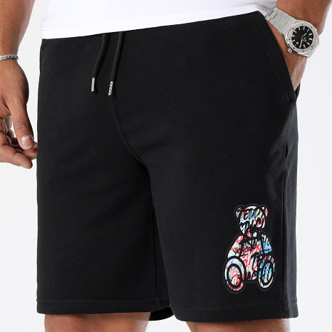 Teddy Yacht Club - Short Jogging Script Small Noir