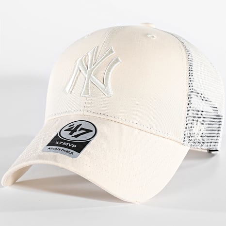 '47 Brand - MVP Trucker Cap New York Yankees Beige White