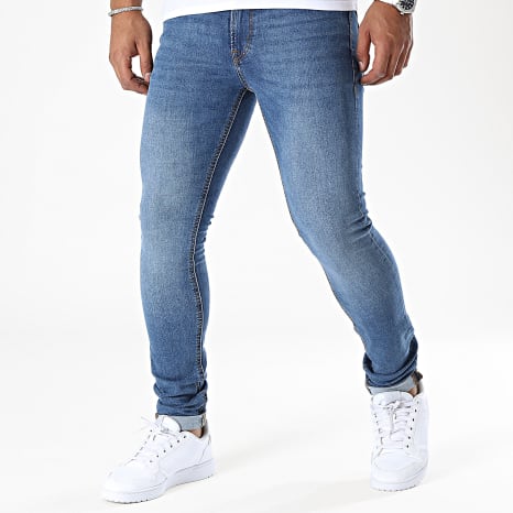 Jack And Jones - Vaqueros pitillo Liam Original Blue Denim