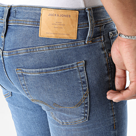 Jack And Jones - Vaqueros pitillo Liam Original Blue Denim