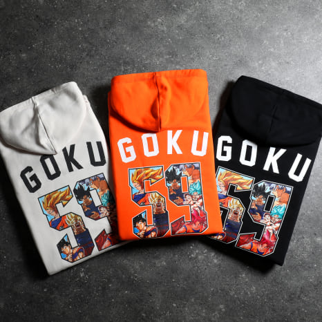 Dragon Ball Z - Sweat Capuche Back Goku Noir