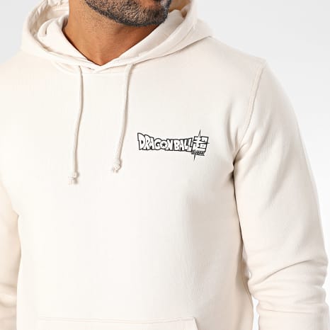 Dragon Ball Z - Sweat Capuche Back Goku Beige