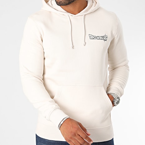 Dragon Ball Z - Sweat Capuche Back Goku Beige