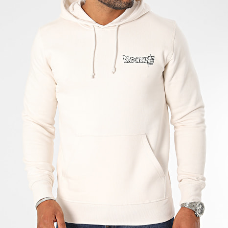 Dragon Ball Z - Sweat Capuche Back Goku Beige