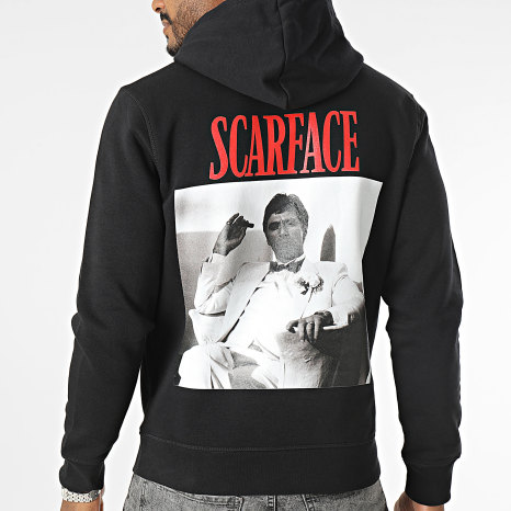 Scarface - Sweat Capuche Sitting Noir