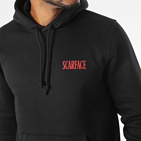 Scarface - Sweat Capuche Sitting Noir