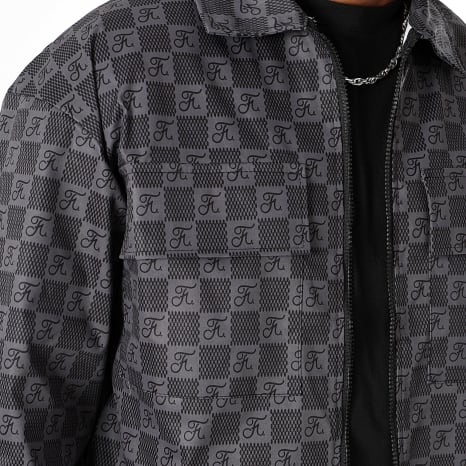 Classic Series - Damier 0037 Zwart Ritsjasje en Cargo Joggingbroek Set