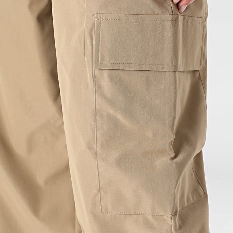 Only - Pantalon Parachute Cargo Femme Celia Beige