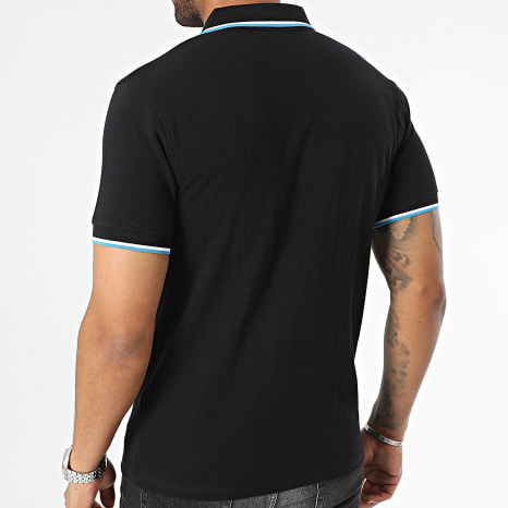 OM - Polo Manches Courtes Fan M23010C Noir