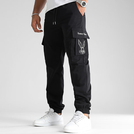 Looney Tunes - Pantalon Cargo Angry Bugs Bunny Noir