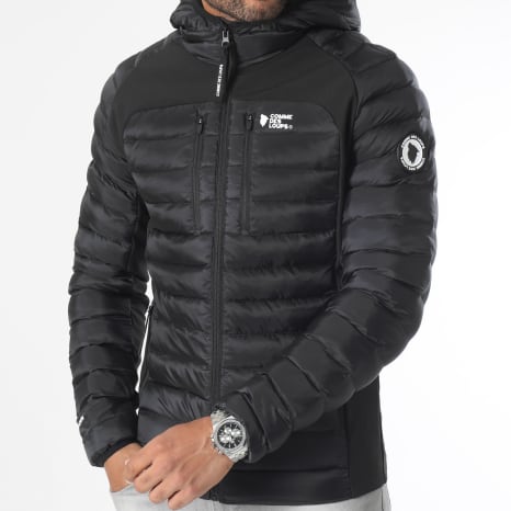 Comme Des Loups - Hooded Puffer Jacket Colorado Black