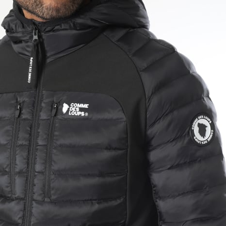 Comme Des Loups - Hooded Puffer Jacket Colorado Black