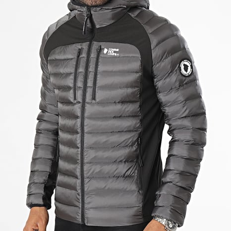 Comme Des Loups - Doudoune Capuche Colorado Gris Anthracite
