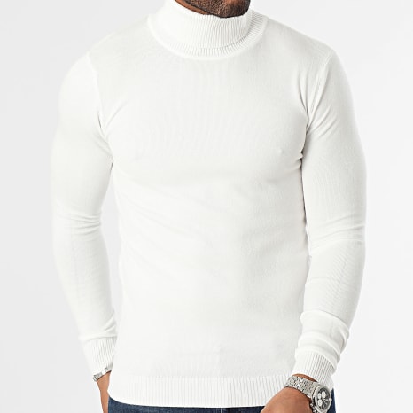 Fusional - Jersey blanco de cuello alto