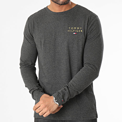 Tommy Hilfiger - Tee Shirt Manches Longues 3067 Gris Anthracite
