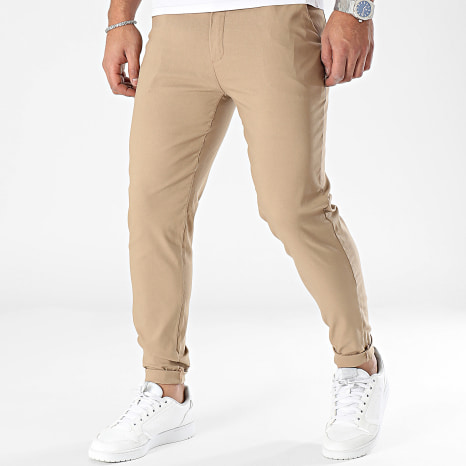 Frilivin - Juego De 2 Pantalones Chinos Caqui Verde Camel