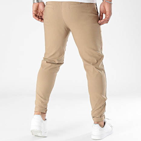 Frilivin - Juego De 2 Pantalones Chinos Caqui Verde Camel