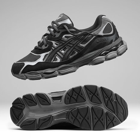 Asics - Sneakers Gel-NYC 1201A789 Grafietgrijs Zwart