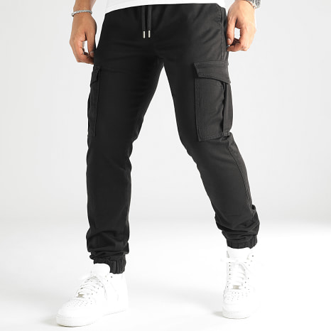 LBO - Lote de 2 2811 2713 Pantalones Cargo Beige Negro