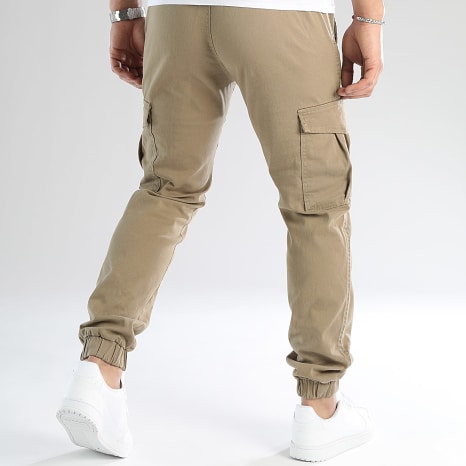 LBO - Lote de 2 2811 2713 Pantalones Cargo Beige Negro