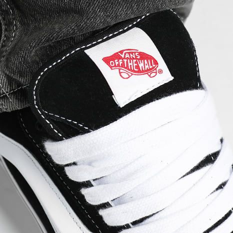 Vans - Knu Skool Zapatillas 9QC6BT1 Negro Blanco Verdadero