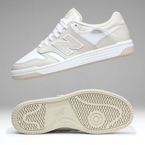 New Balance - Zapatillas 480 Beige Blanco