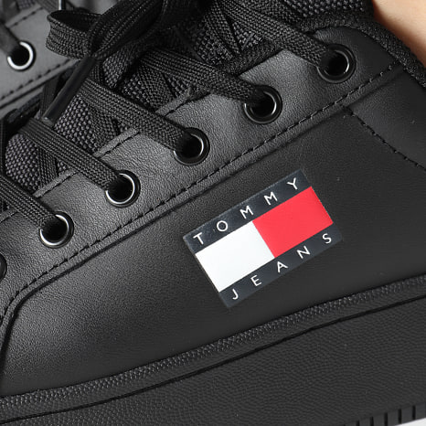 Tommy Jeans - Baskets Femme Flatform Essential 2518 Black