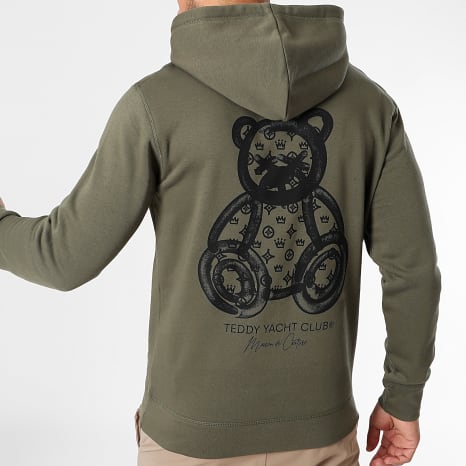Teddy Yacht Club - Maison De Couture Rush Sudadera con Capucha Verde Caqui