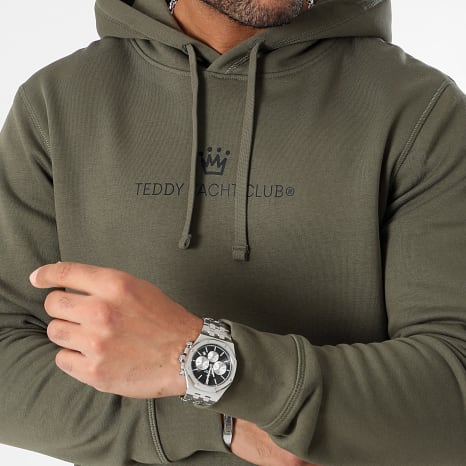 Teddy Yacht Club - Maison De Couture Rush Sudadera con Capucha Verde Caqui