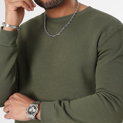 LBO - Sudadera cuello redondo 3159 Verde caqui