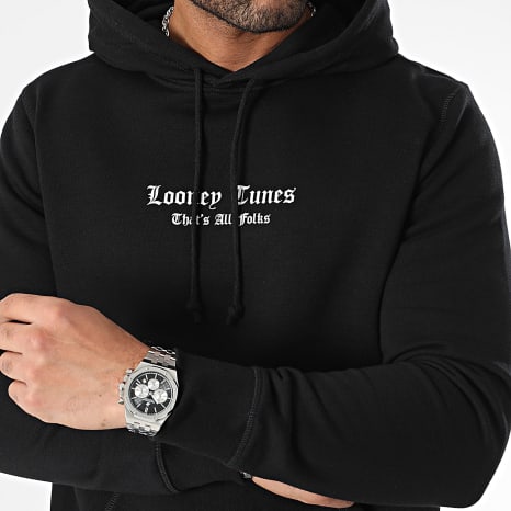 Looney Tunes - Sweat Capuche Bugs Bunny Graffiti Grey Noir