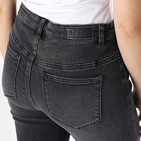 Only - Jean Slim Femme Sui Mid Noir