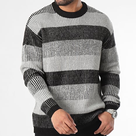 Only And Sons - Pull Tony Relax Noir Gris