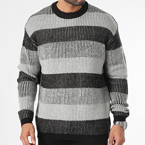Only And Sons - Pull Tony Relax Noir Gris