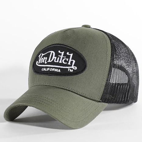 Von Dutch - Casquette Trucker Cas1 Vert Kaki Noir
