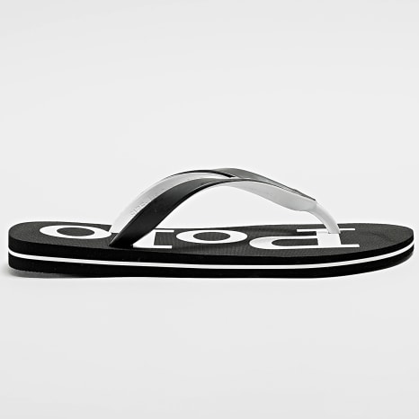 Polo Ralph Lauren - Chanclas Bolt Blanco Negro