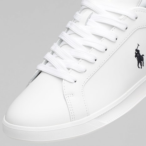 Polo Ralph Lauren - Sneaker Heritage Court II Bianco Blu Navy Rosso