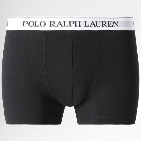 Polo Ralph Lauren - Lot De 3 Boxers Gris Chiné Noir Blanc