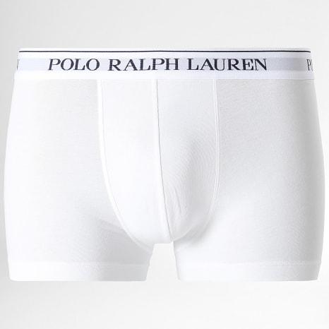 Polo Ralph Lauren - Lot De 3 Boxers Blanc Bleu Marine