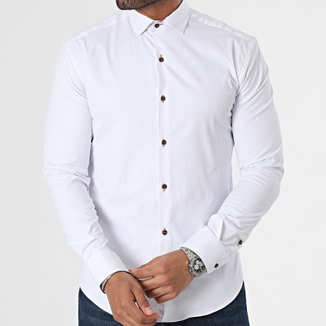 Classic Series - Camicia a maniche lunghe bianca