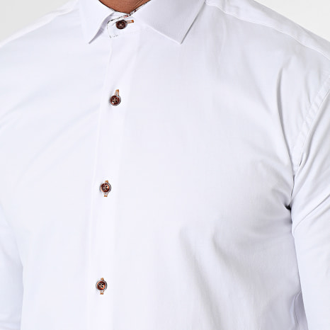 Classic Series - Camicia a maniche lunghe bianca