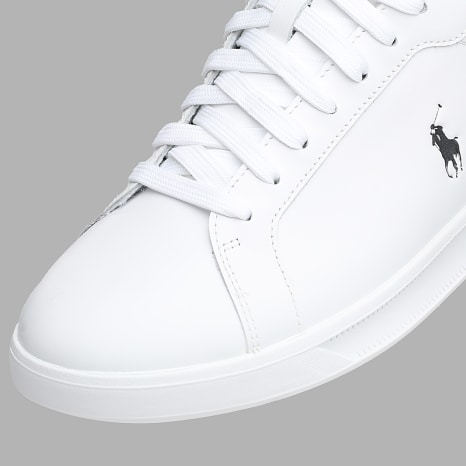 Polo Ralph Lauren - Baskets Heritage Court II Blanc Noir Blanc