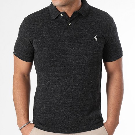 Polo Ralph Lauren - Polo de manga corta Original Player Slim Negro brezo