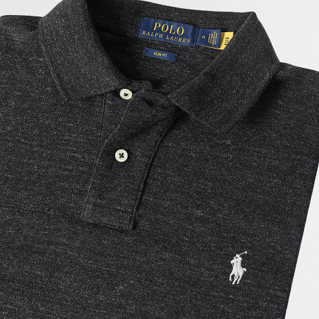 Polo Ralph Lauren - Polo de manga corta Original Player Slim Negro brezo